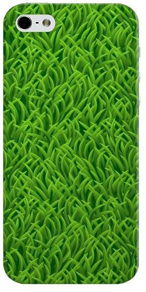 Stylizedd Premium Slim Snap Case Cover Gloss Finish for Apple iPhone SE / 5 / 5S - Grassy Grass