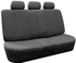 أغطية مقاعد السيارات FB052CHAR115 من اف اتش جروب، مصنوعة من القماش الرمادي الفحمي، ومناسبة لجميع مقاعد سيارات الدفع الرباعي، والشاحنات، والسيارات. ( متوافقة مع الوسادة الهوائية والمقعد المقسم)