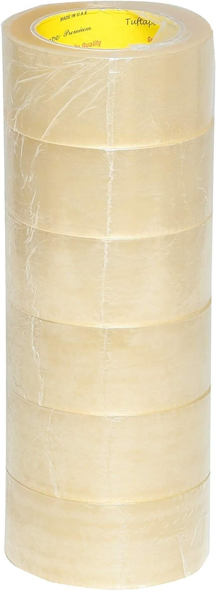 Generic Clear Packaging Tapes 2 X 100 Yards - Pack Of 6