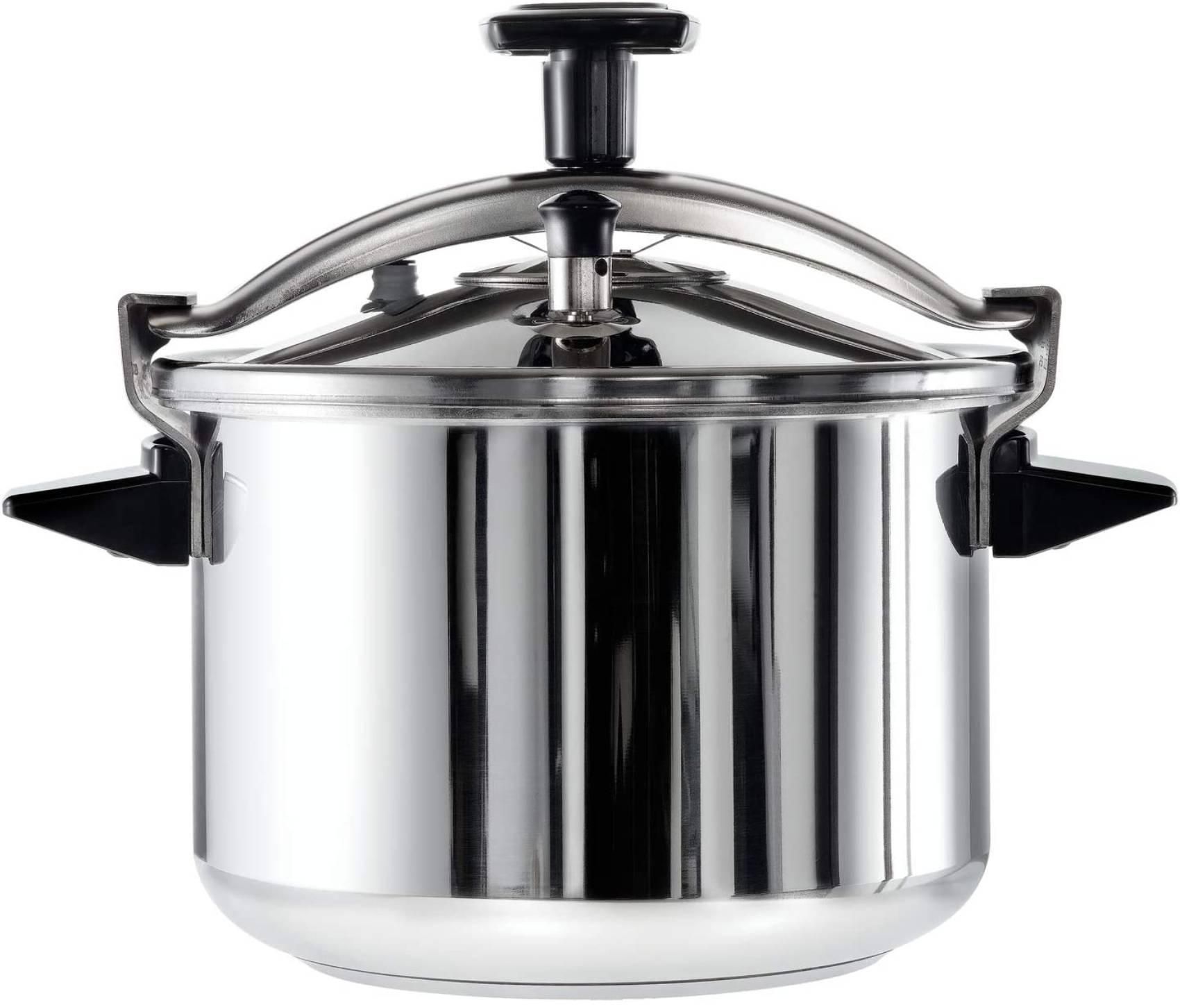 Tefal Authentic Stainless Steel Pressure Cooker Silver 12L