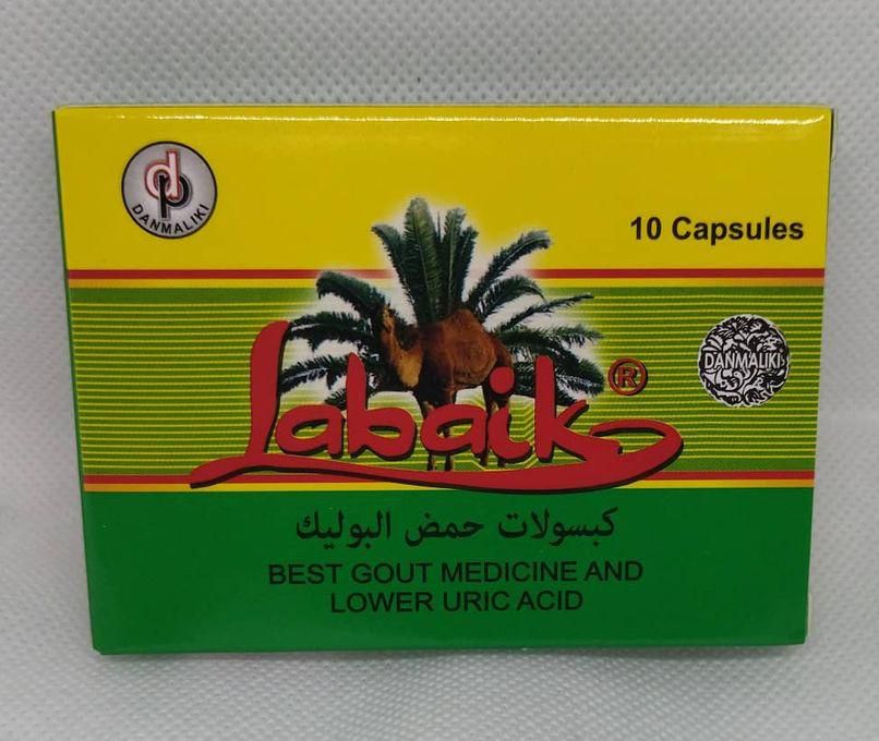 Labaik Uric Acid Capsule For Treatment & Healing Of Uric Acid