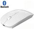 Bluetooth Mouse,Rechargeable Wireless Mouse for MacBook Pro,Bluetooth Wireless Mouse for MacBook Air Laptop PC Computer (White)