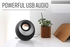 Creative Pebble V3 Minimalistic 2.0 USB-C Desktop Speakers with USB Audio, Clear Dialog Enhancement, Bluetooth 5.0, 8W RMS with 16W Peak Power, USB-A Converter Included (Black)