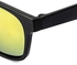 Mirror Lens UV Protection Unisex Sunglasses (Yellow)