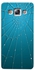 Thermoplastic Polyurethane Spider Web Pattern Case Cover For Samsung Galaxy E7 Blue