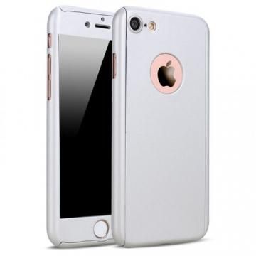IPhone 7 Plus 360° Full Protective Case - Silver great