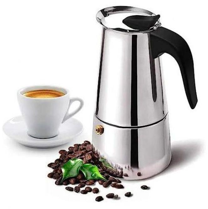 Classic Italian Style Espresso Maker, Mocha Pot, To Make Delicious Coffee - 2 Cups