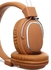 Bluetooth Wireless Over-Ear Headphones Brown/Silver