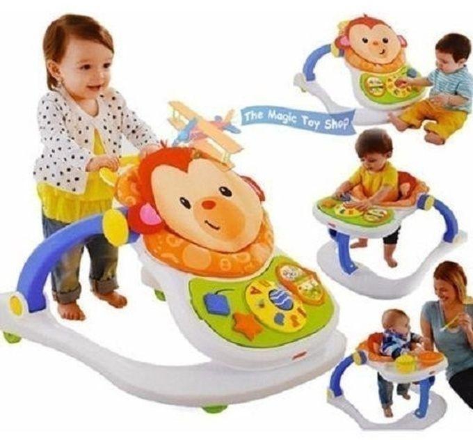 Yaya Toys 4-IN-1- Convertible-Multi-Purpose-Activities-Learn+Feeding-Play+Practise Walking- Baby Walker
