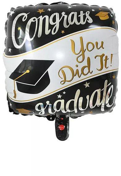 18inch Graduation Air/Helium Foil Balloon