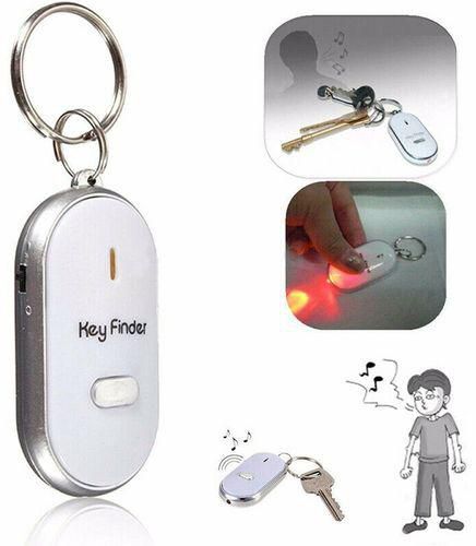 Whistles LED Whistle Key Finder Locator Keychain Find Lost Keys Sound Control Mens Gifts