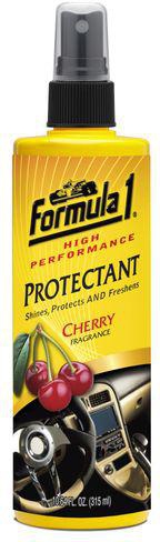 Formula 1 High Performance Protectant – Cherry Fragrance Protectant 10/04 oz (315 ml)-Cleans Car Interiors and Exteriors – Shines and Protects