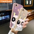 YIWESAN OPPO F7 Case Cute Plating Back Cover