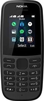 Nokia 105 (2019) TA-1174 4MB RAM 2G Dual Sim - Arabic Black | TA-1174