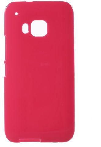 HTC One M9 Glossy TPU Back Cover - Pink