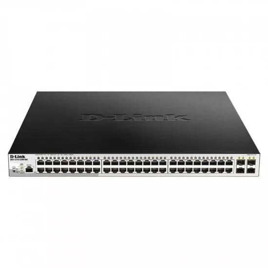 D-Link DGS-1210-52MP/ME/E 48x 1G PoE + 4x 1G SFP Metro Ethernet Managed Switch | Gear-up.me