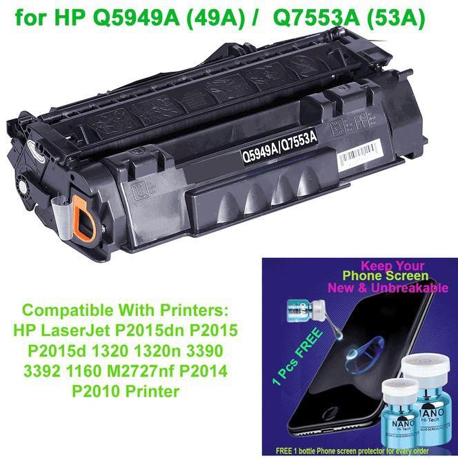 Premium 53A Q7553A Black Toner Cartridge
