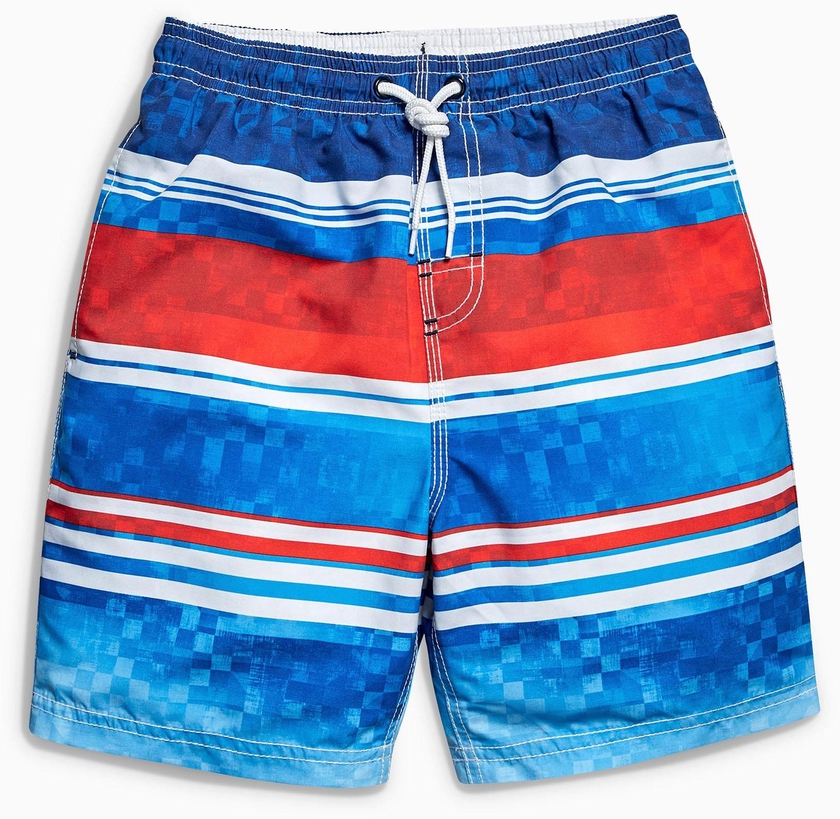 Red/Blue Stripe Swim Shorts (3-16yrs)