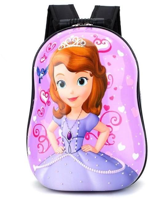 3D Cute Cartoon Printing Kids School Bag Backpacks Beauty Princes