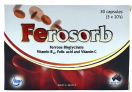 Ferosorb Tablets 30's