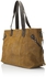 Lisa Minardi Leather Bag For Women , Brown - Tote Bags