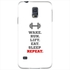 Stylizedd  Samsung Galaxy S5 Premium Slim Snap case cover Matte Finish -  Routine - White