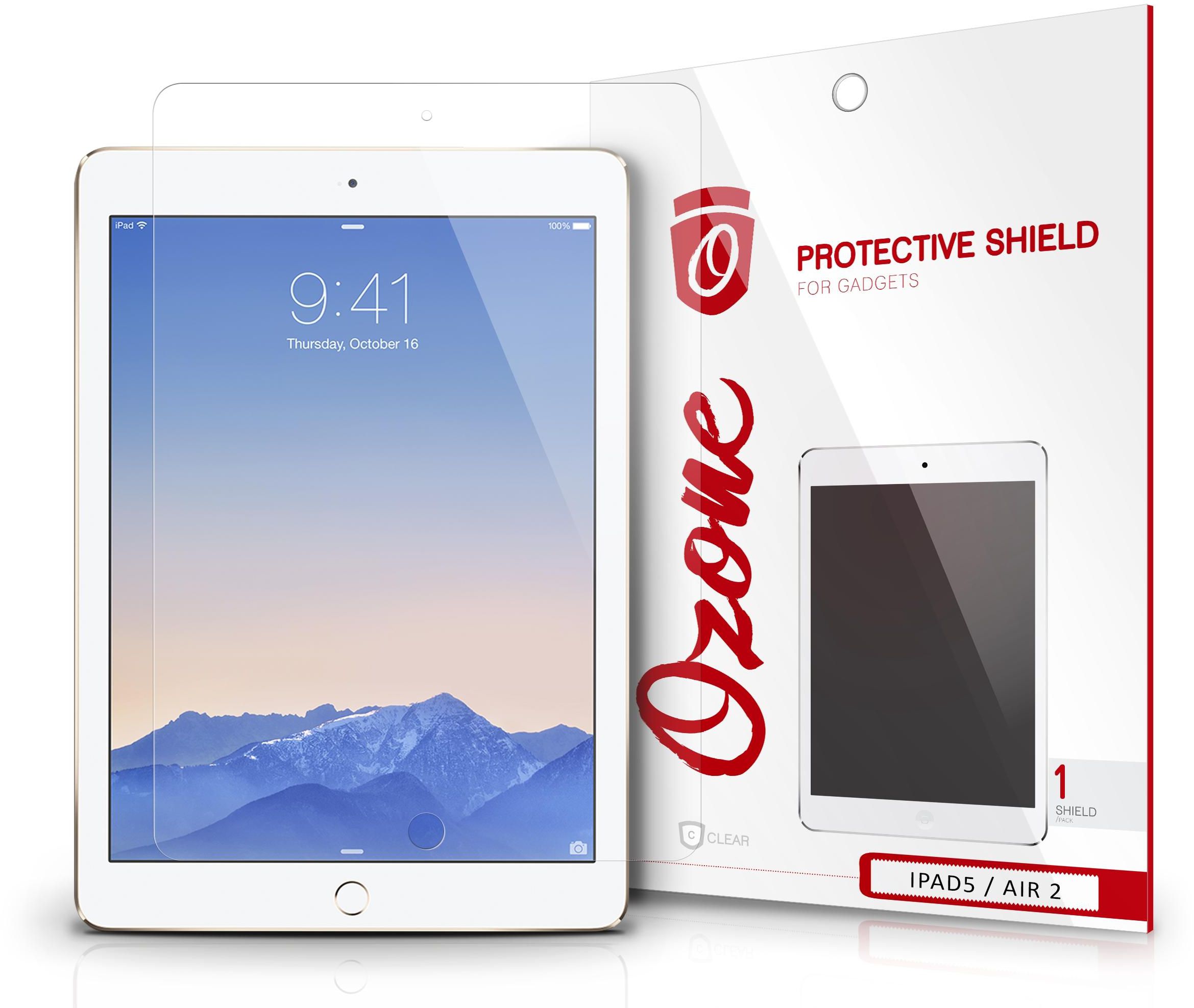 Ozone 0.33mm Shock Proof Tempered Glass Screen Protector for Apple Ipad Air/Air 2