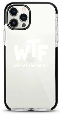 Where's The Food? Printed Case For Apple iPhone 12 Pro/iPhone 12 Clear/White