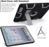 iPad Mini 4 Case New Design iPad Mini 4 Case 3 In 1 Hybrid Armor Shockproof Full Body Protective Kickstand Case For Apple iPad Mini 4 (Black plus Grey)
