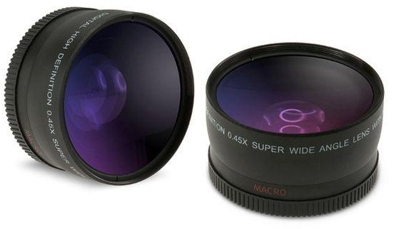 58mm wide angle and macro lens set for Canon cameras