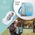 Moon - Infant Carrier & Travalo Travel Bed & Backpack - Blue- Babystore.ae