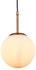 Cilcular gold modern ceiling lamp with white opal glass 3G11GW