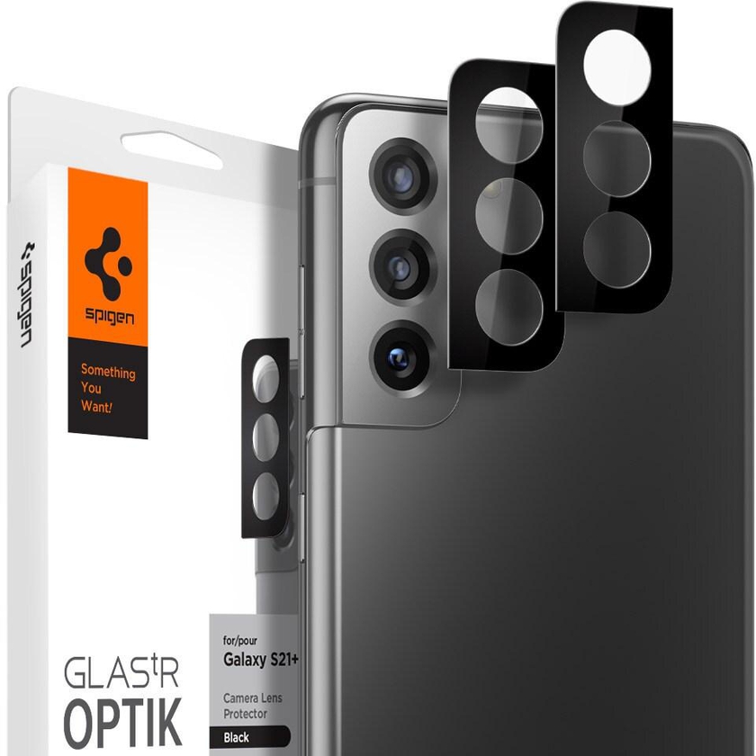 Spigen GLAStR Optik Camera Lens Screen Protector [2 Pack] designed for Samsung Galaxy S21 PLUS - Black