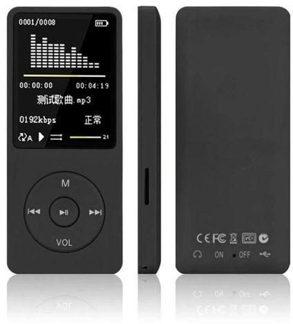 Generic Portable MP4 Lossless Sound Music Player FM Recorder FM Radio Lot Micro TF CaAMV AVI Audiobooks (black) DNSHOP