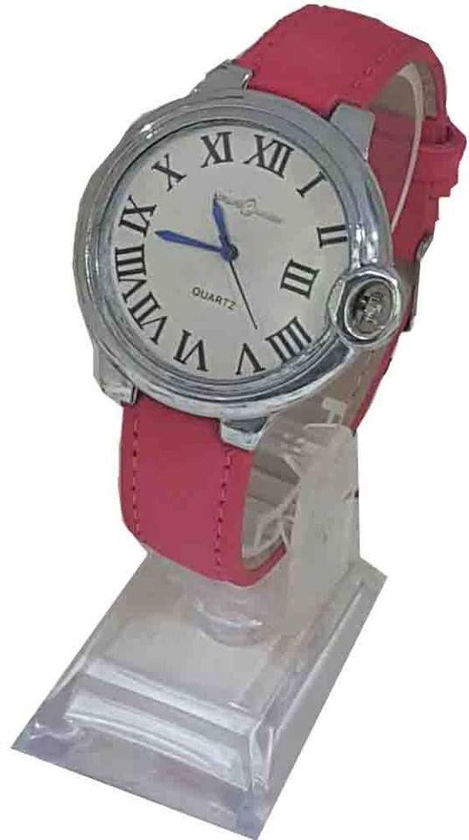 Classic Elegant pink Leather Watch