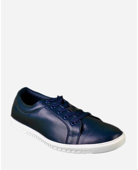 Town Team Casual Leather Sneaker - Navy