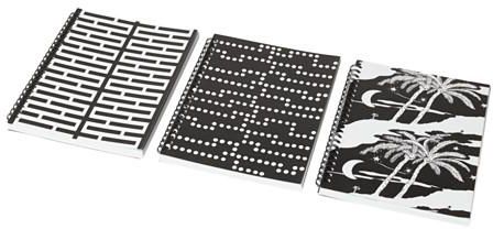 AVSIKTLIGNote-book, assorted patterns black