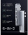 UGREEN USB C Hub for MacBook Pro 2023 6-In-2 Type C Hub Adapter with 4K HDMI, Thunderbolt 3 USB-C Port, SD TF Card Reader, 2*USB 3.0 USB Compatible for Macbook Pro/Air M1, M2, M2 Pro, M2 Max 2020-2023