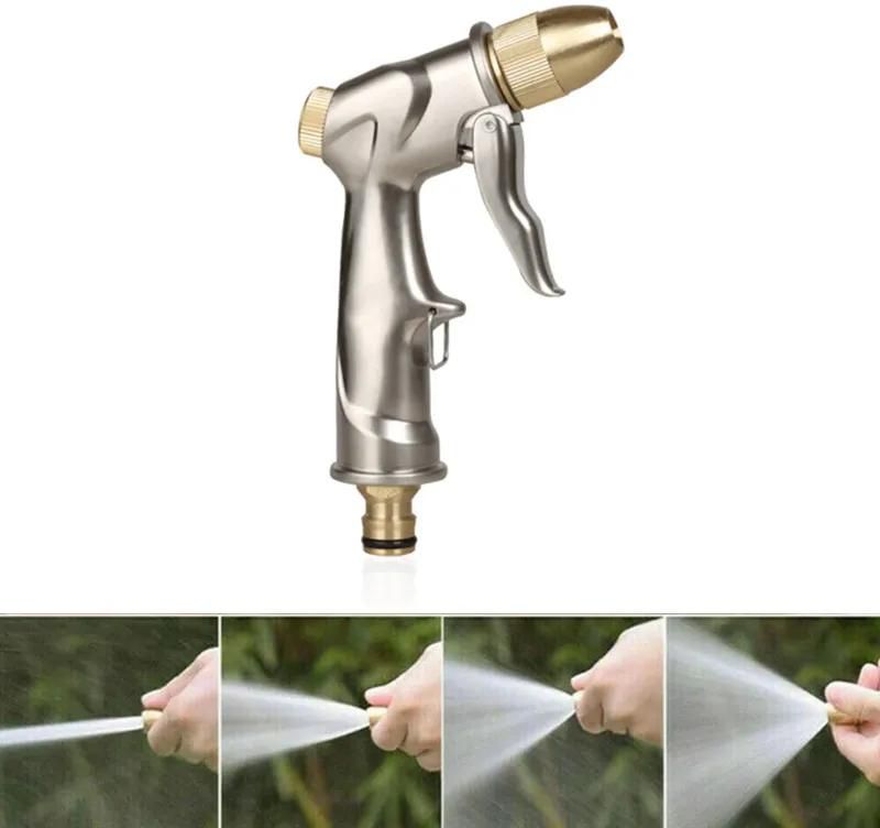 High Pressure Water Spray Gun Metal Brass Nozzle Garden Hose Pipe Lawn Car Wash Sprayer Sprinkler Car Wash Tool Water Guns