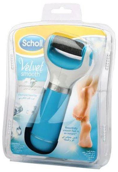 Scholl Velvet Smooth Electronic Foot File with Diamond Crystals