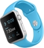 Apple Watch - 42mm Silver Aluminum Case with Blue Sport Band,  MLC52