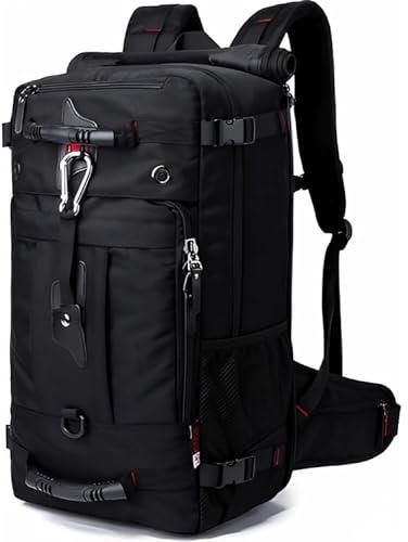 KAKA 50L Travel Backpack - A Durable Convertible Duffle Bag that Fits 15.6-Inch Laptop, Ideal for Men, with Carry-On Capacity.
