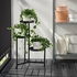 OLIVBLAD Plant stand - in/outdoor black 58 cm