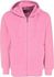 Kids Boys Girls Unisex Cotton Hooded Sweatshirt Full Zip Plain Top (PINK, 8-9 YEARS)