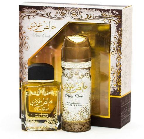 Lattafa Gift Pure Oudi 2 Pieces  for ,Women , 100 ml , Eau de Parfum