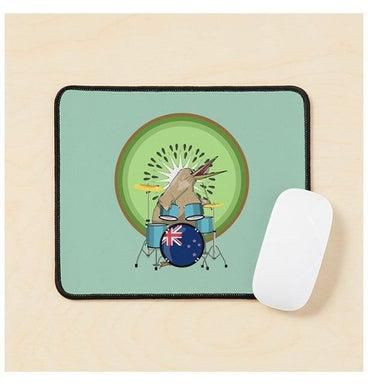 Kiwi Bird Drummer Mouse Pad Multicolour