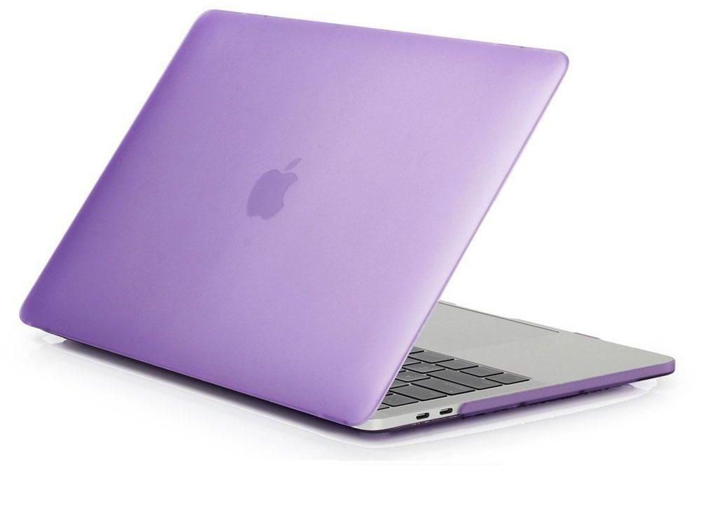 MacBook Pro 15 Case 2016, A1707 Rubberized Matte Hard Cover with Touch Bar & Touch ID - Purple