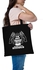 Canvas Tote Bag for Women - Aesthetic Cute Tote Bags Inspirational Gifts for Women- TB05-Black