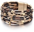 Leopard Leather Bracelets For Women 2019 New Fashion Bracelets & Bangles Elegant Multilayer Wide Wrap Bracelet Statement Jewelry