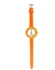 Generic GLL-ORG Leather Watch - Orange